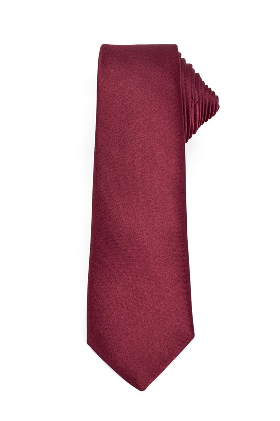 Bordó színű vékony nyakkendő