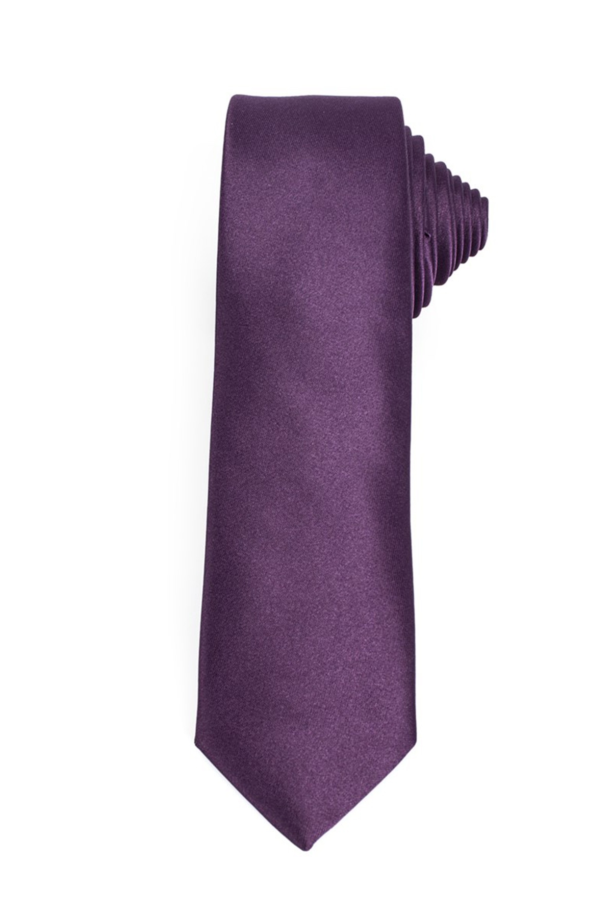 Sötétlila színű Vékony nyakkendő