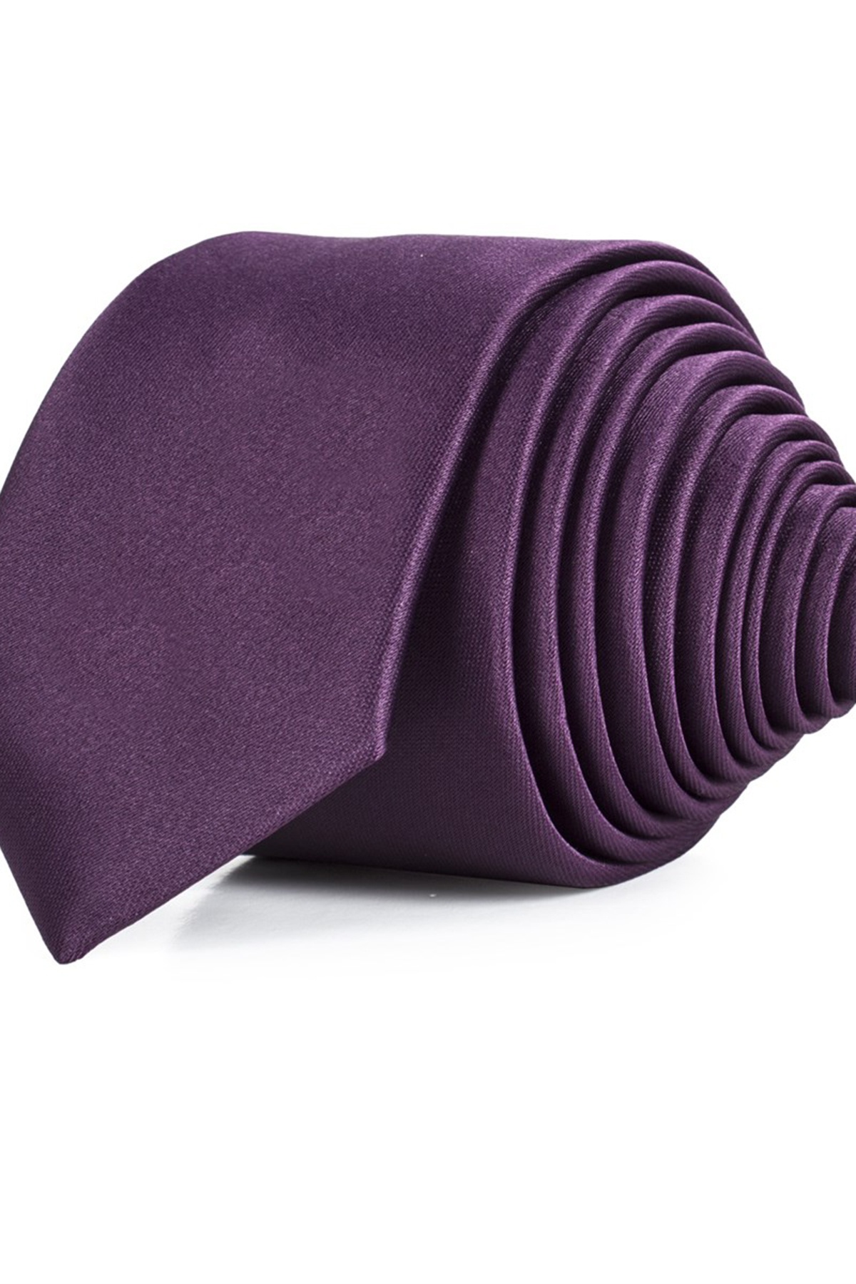 Sötétlila színű Vékony nyakkendő