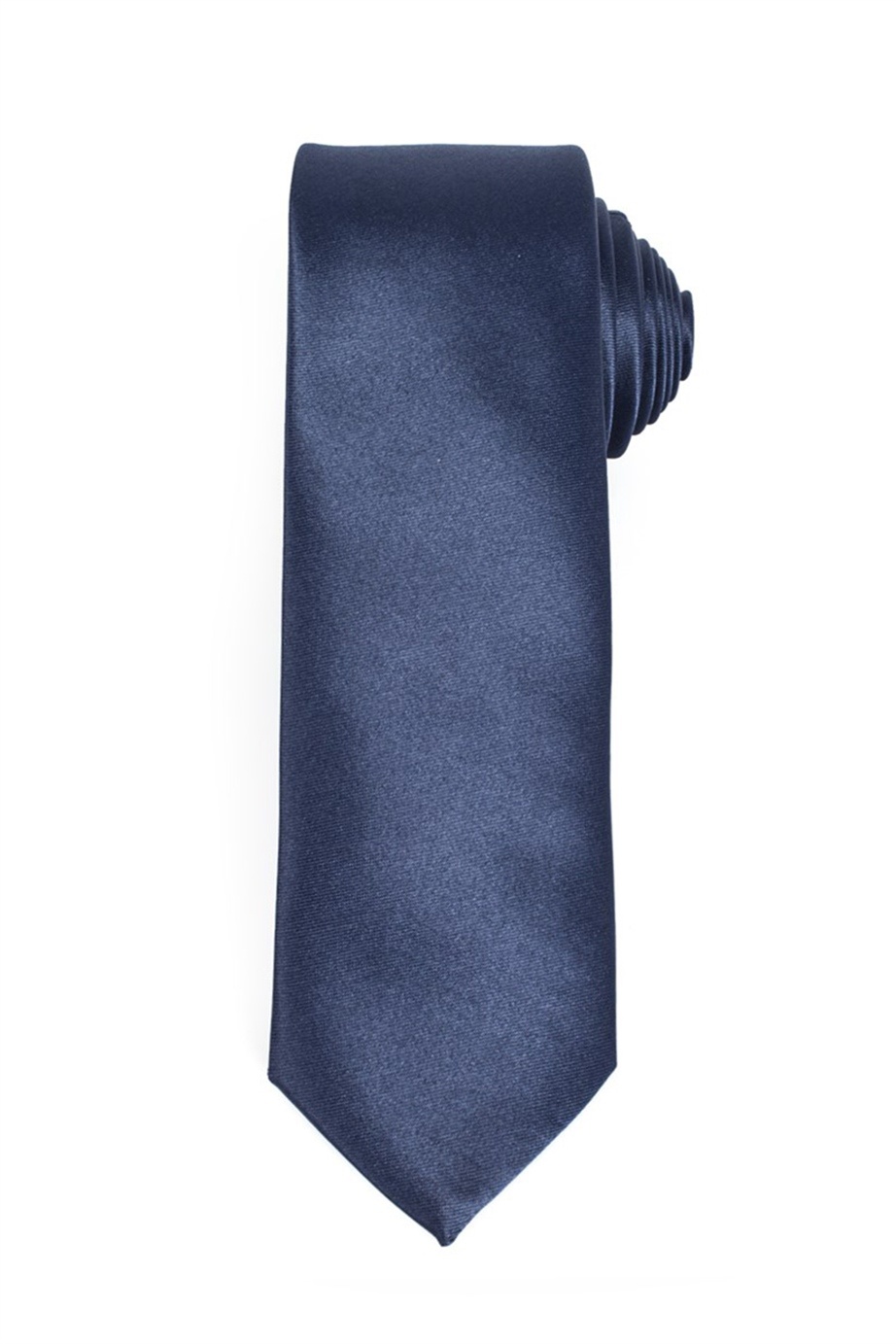 Sötétkék színű vékony nyakkendő