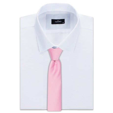 Rózsaszín színű vékony nyakkendő