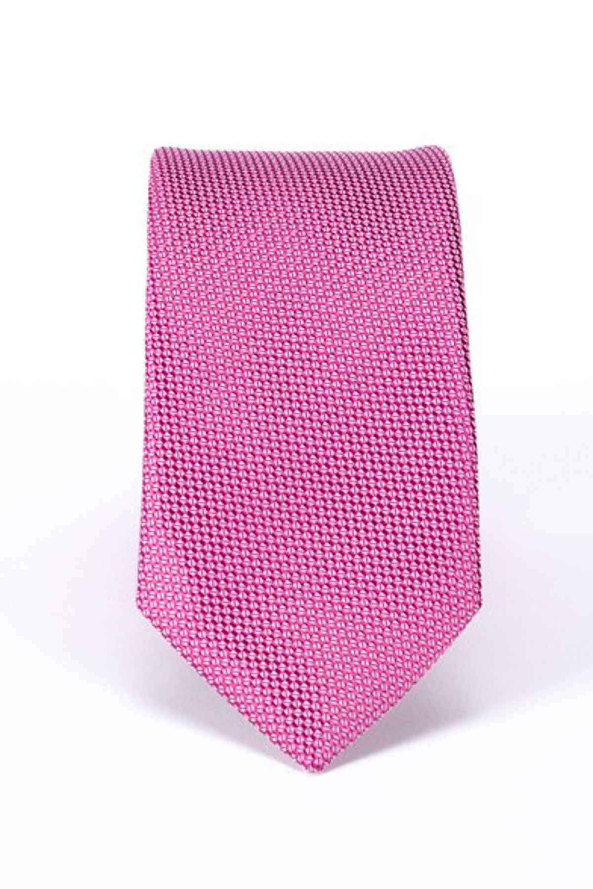 Rózsaszín színű anyagában mintás vékony nyakkendő