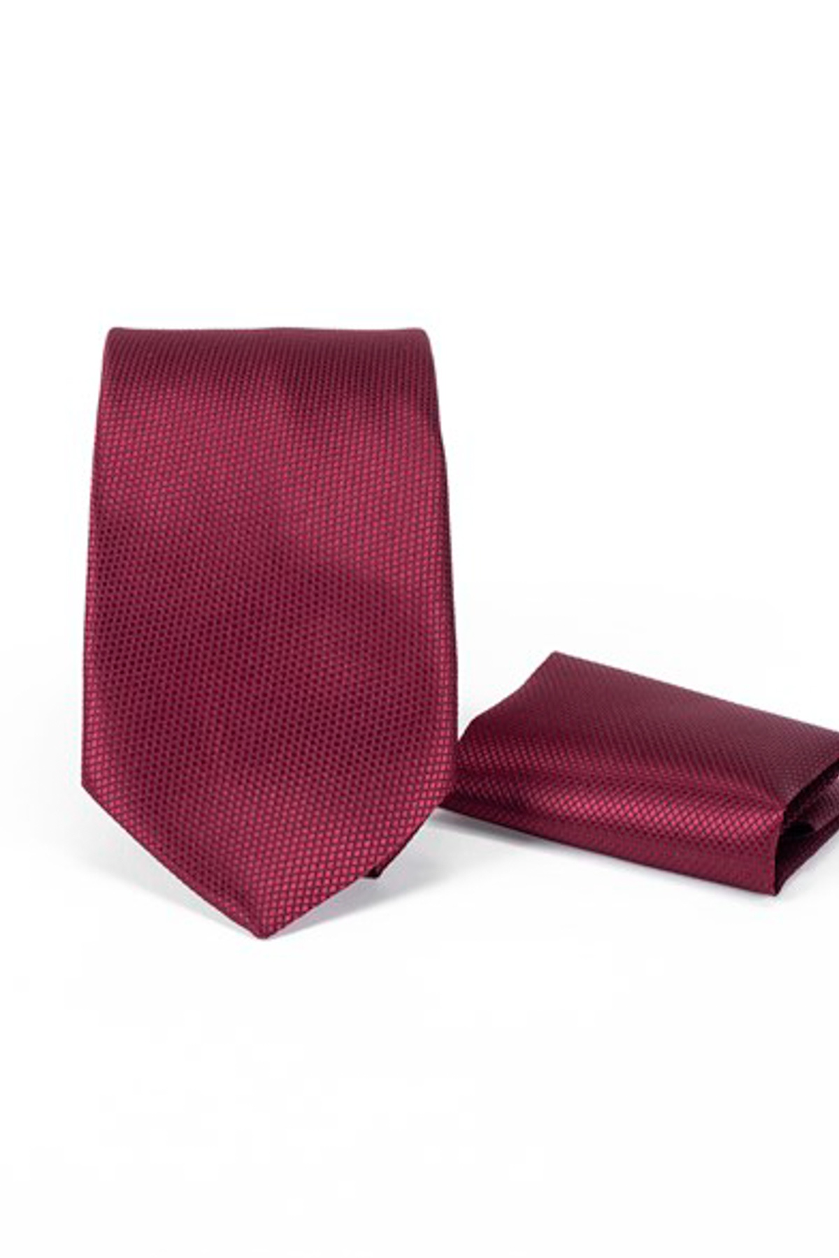 Bordó anyagában mintás klasszikus nyakkendő
