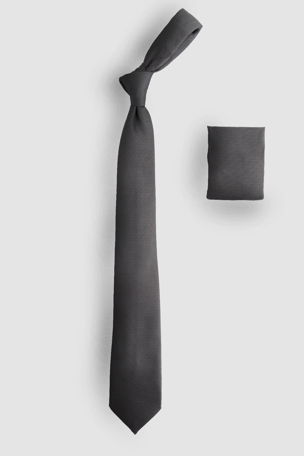  Тъмно сиво Вратовръзка