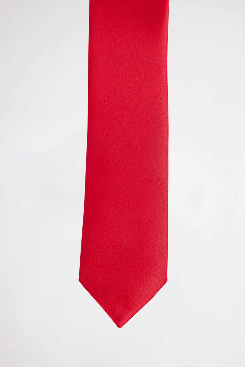 Plain Red Tie