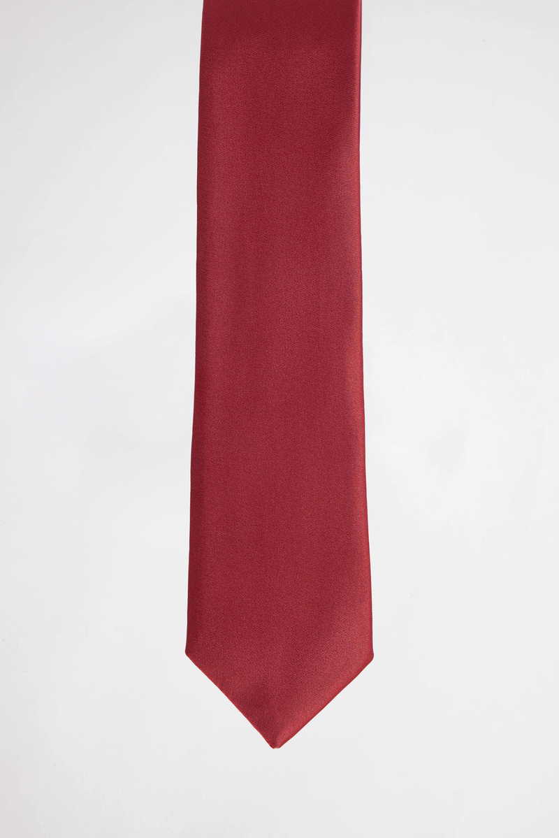 Plain Claret Red Tie Plain Claret Red Tie