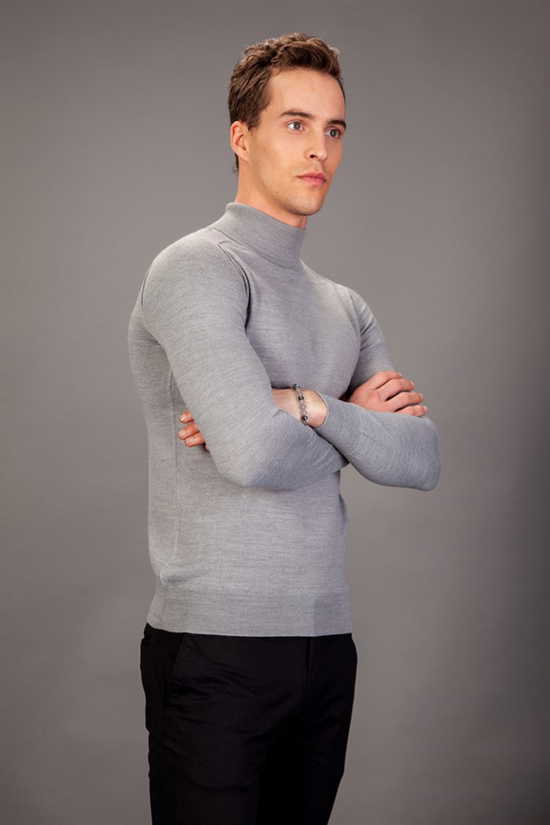 Slim fit džemper Slim fit džemper
