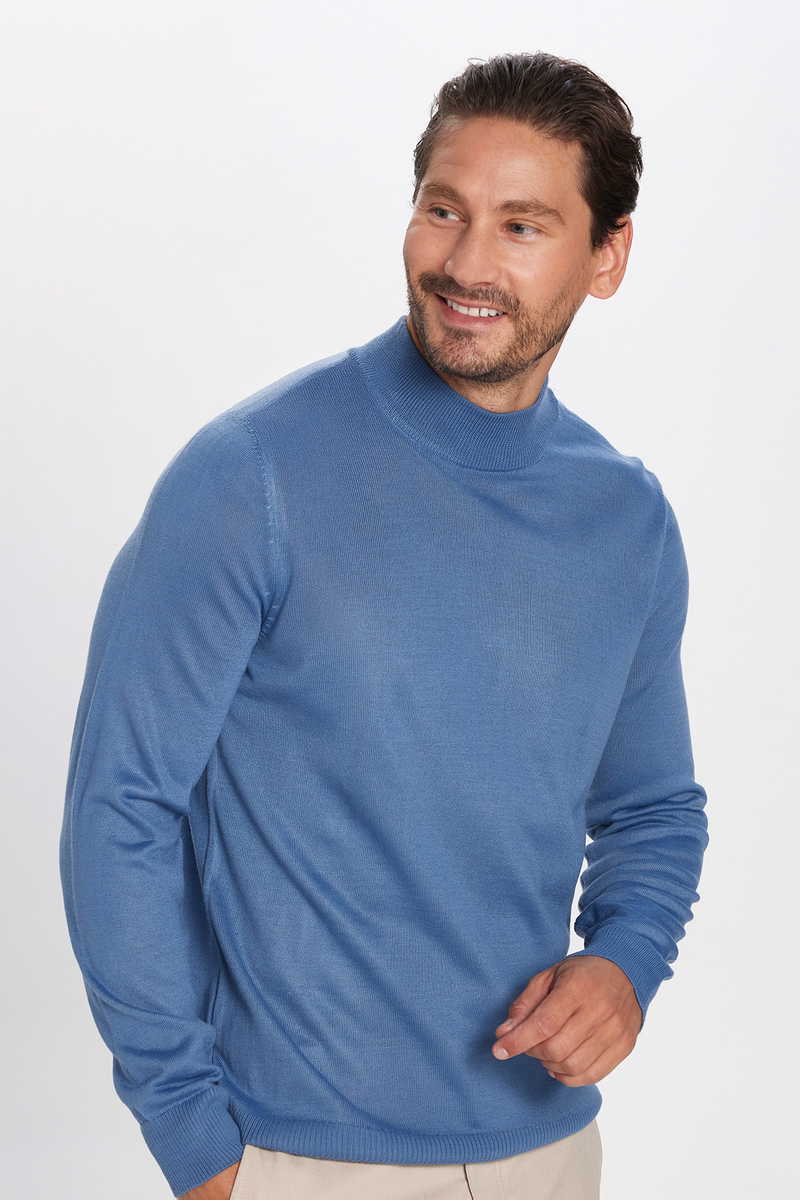 Običan Indigo Džemper