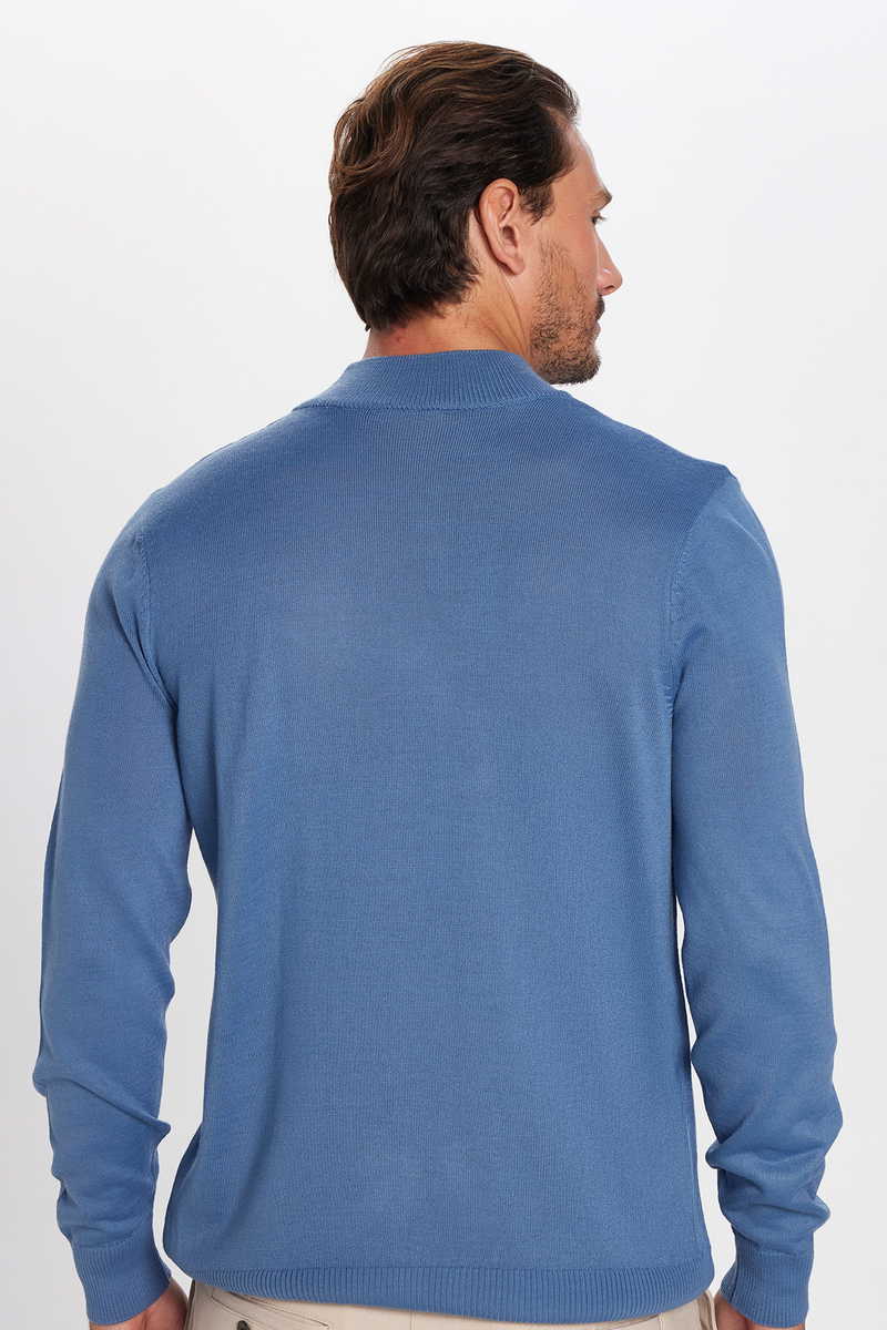 Običan Indigo Džemper