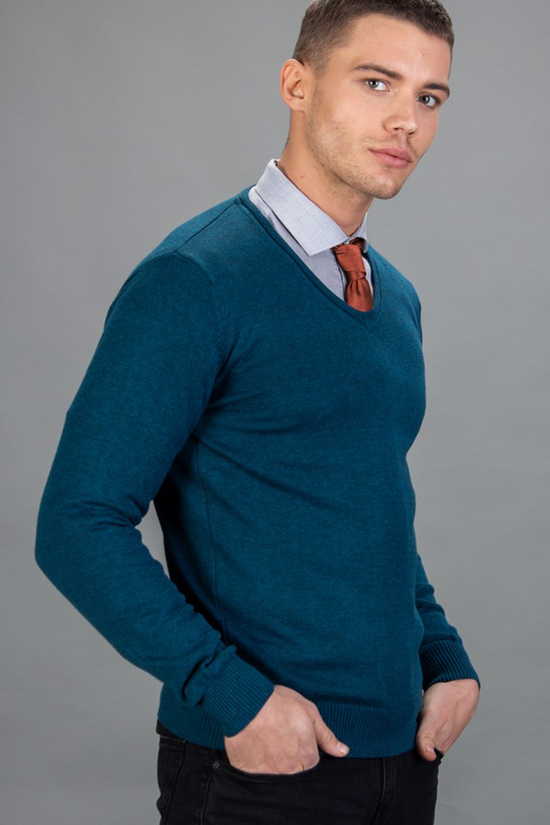 Slim fit džemper Slim fit džemper