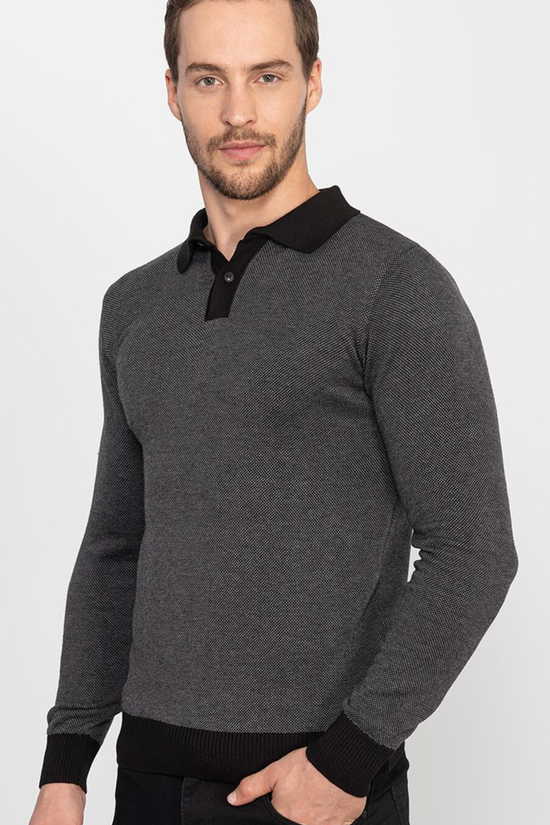 Slim fit džemper Slim fit džemper