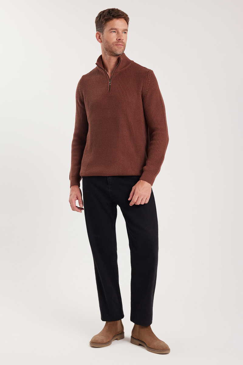 Slim fit Pulóver Slim fit Pulóver