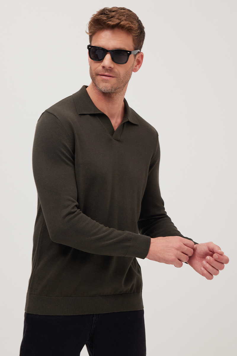 Sadə Boz Qısa yun jaket Sadə Boz Qısa yun jaket