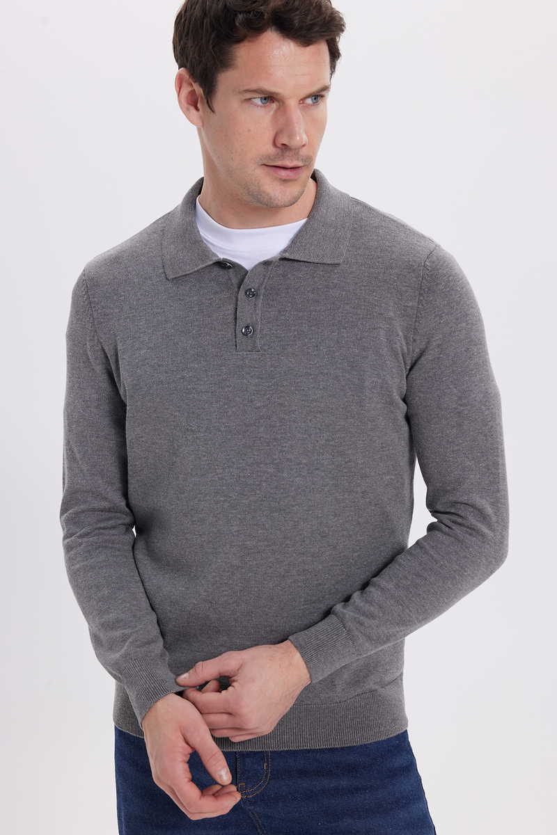 Plain Grey Sweater