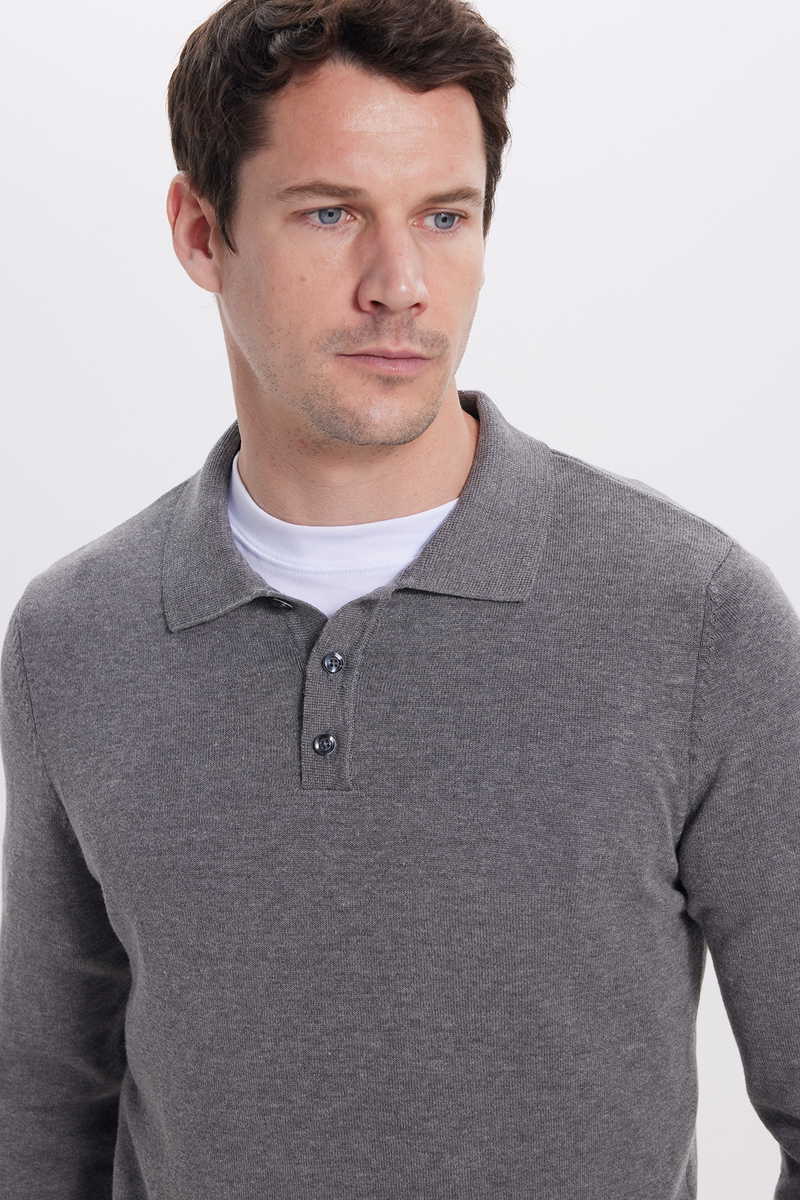 Plain Grey Sweater