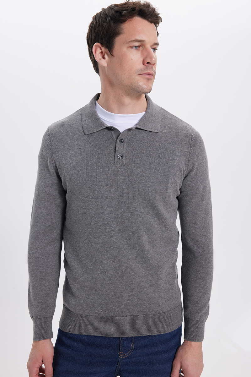 Plain Grey Sweater