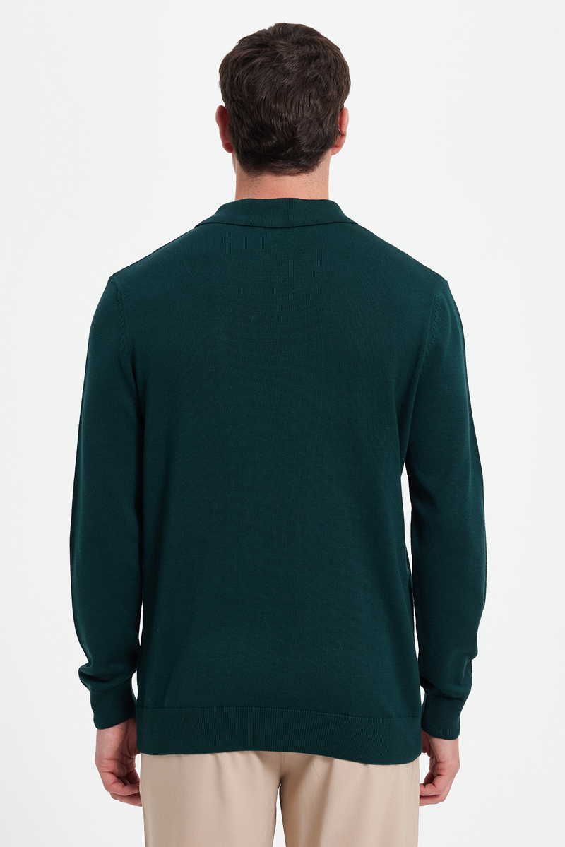Plain Green Sweater