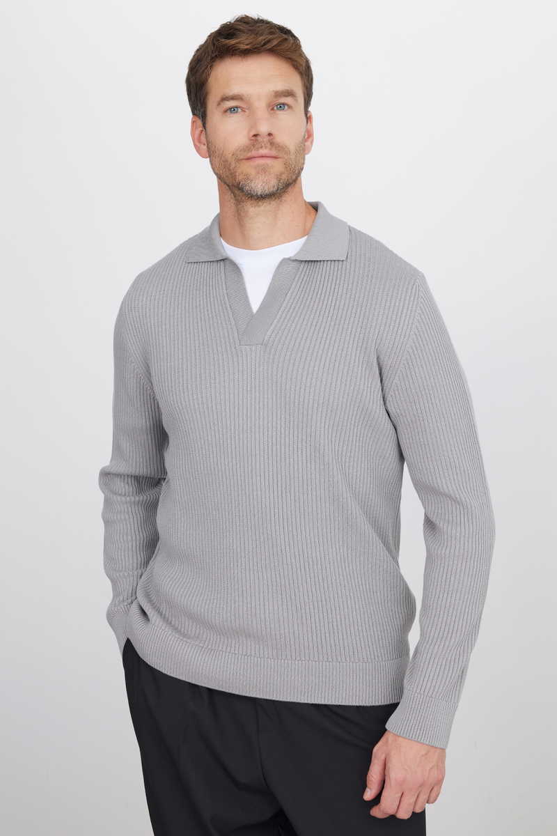 Jednobojni Siva Džemper