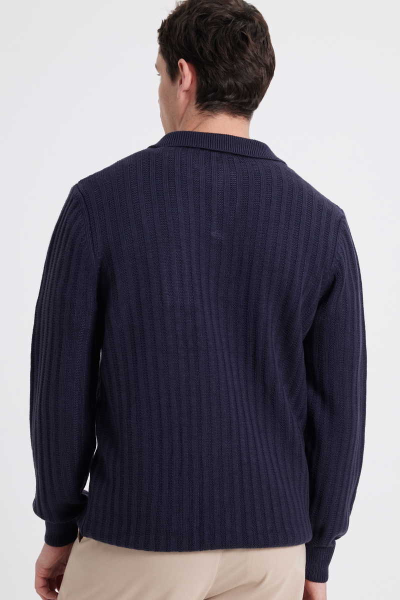 Plain Navy Blue Sweater