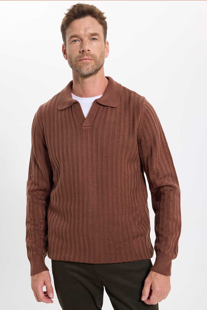 Plain Brown Sweater