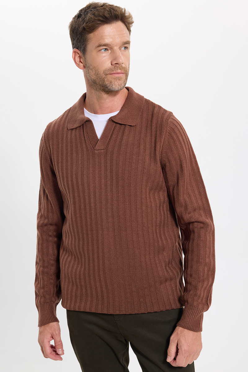 Plain Brown Sweater