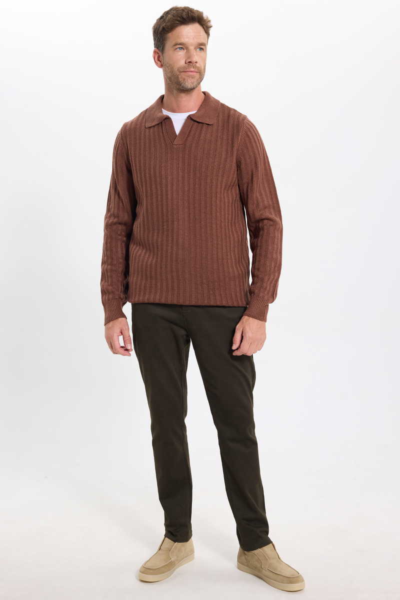 Plain Brown Sweater