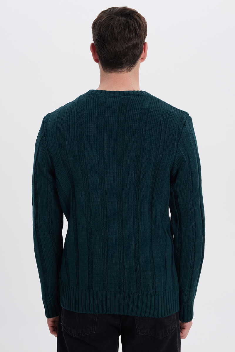 Plain Green Sweater