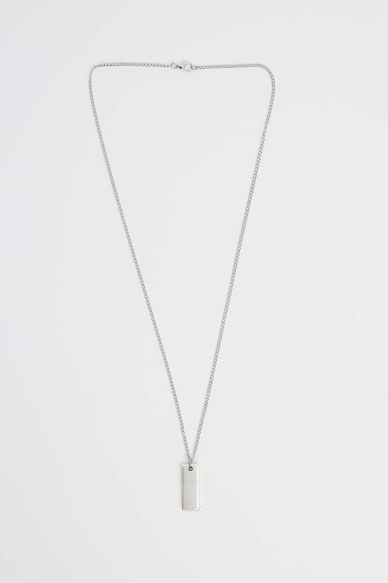 Plain Silver Necklace