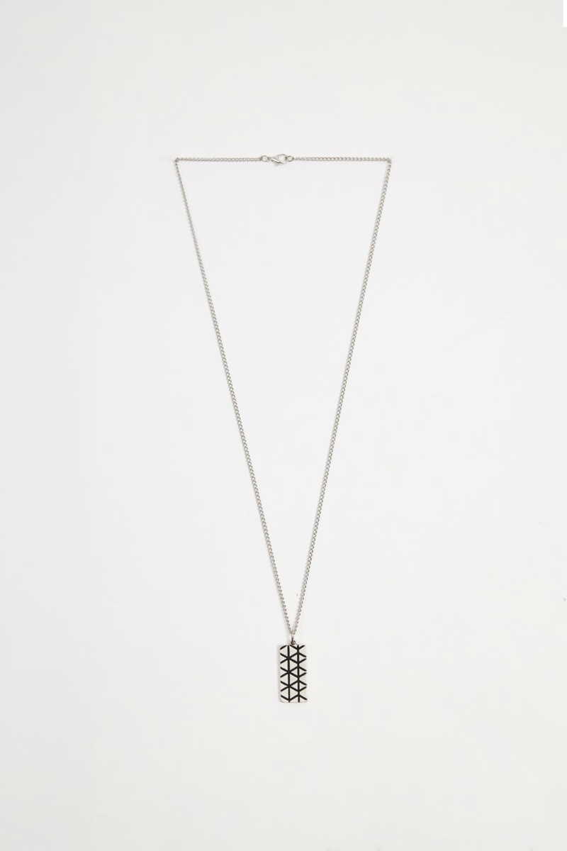 Jednobojni Srebrna Ogrlica