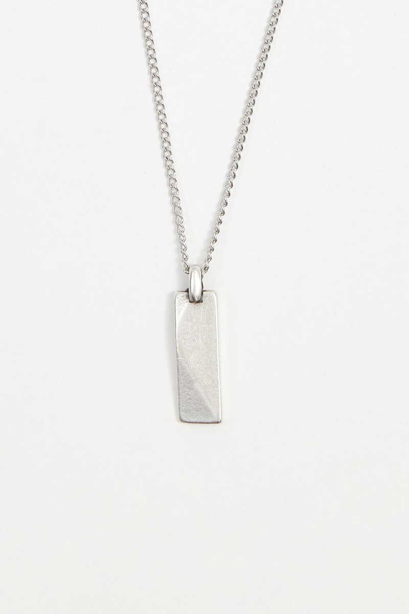 Jednobojni Srebrna Ogrlica