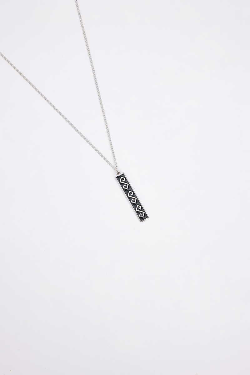 Jednobojni Srebrna Ogrlica