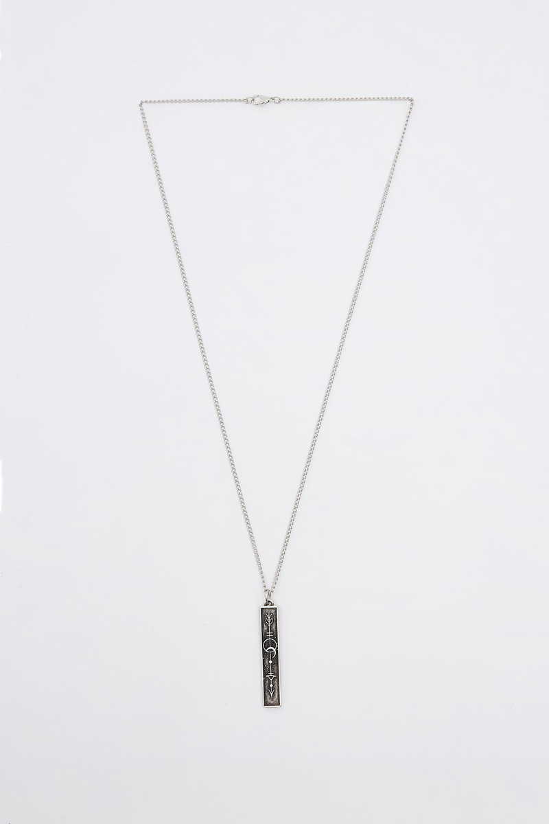 Jednobojni Srebrna Ogrlica