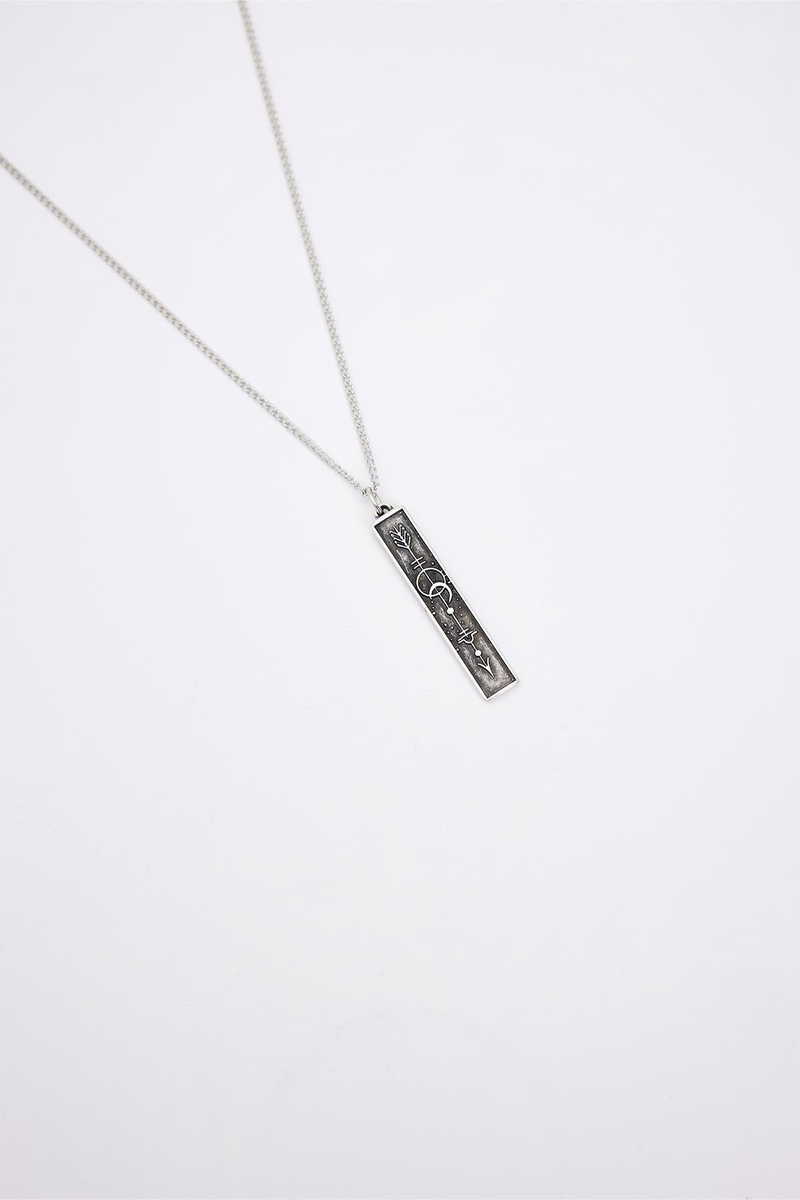 Jednobojni Srebrna Ogrlica