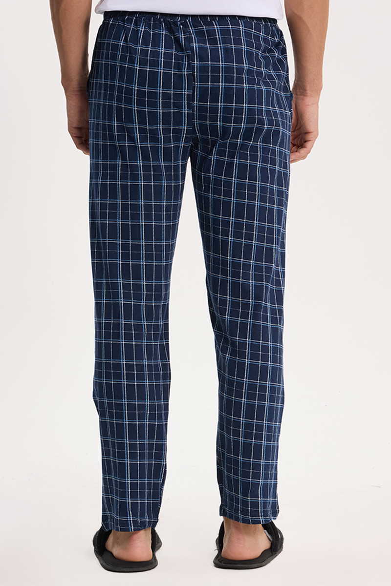 Checked Navy Blue 
