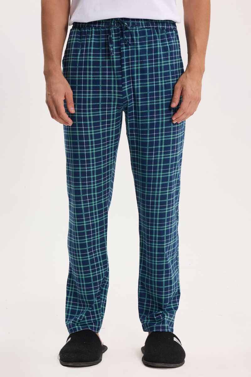 Checked Navy Blue 