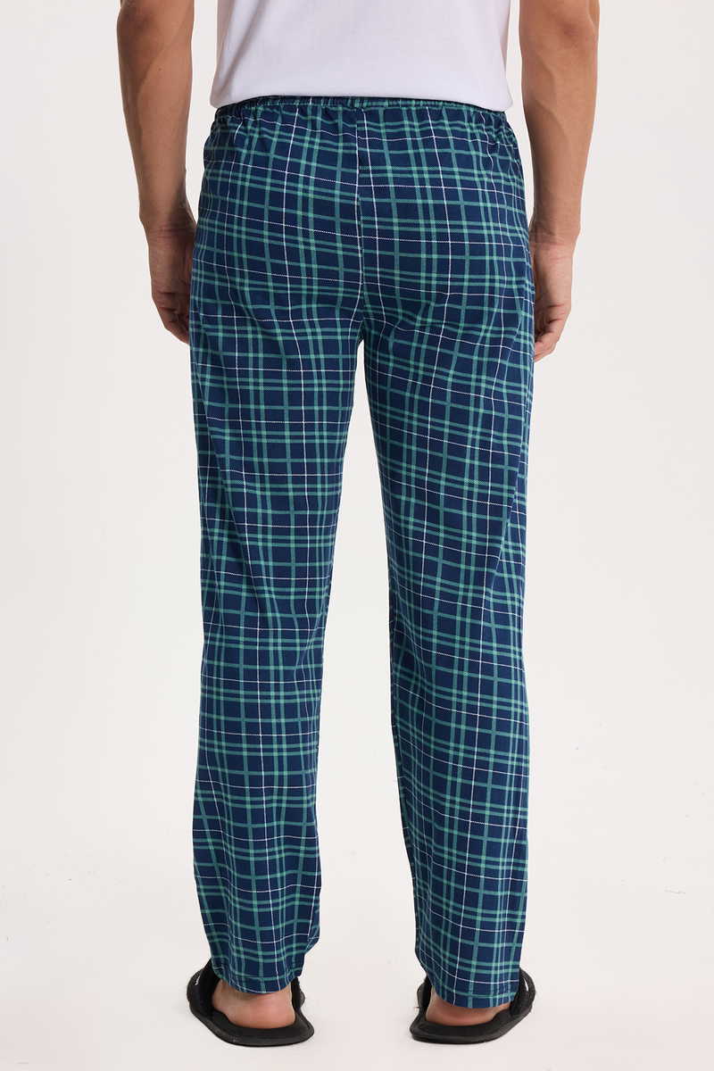Checked Navy Blue 