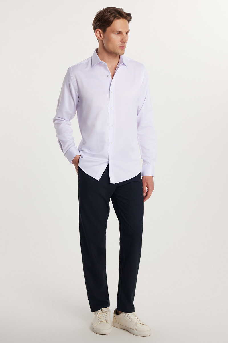 Slim Fit-Strukirana Slim Fit-Strukirana