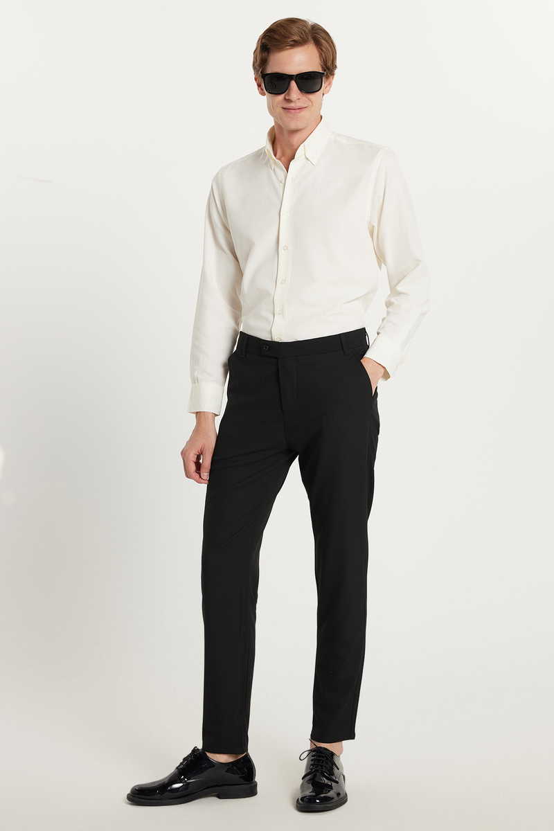 Slim Fit-Strukirana Slim Fit-Strukirana