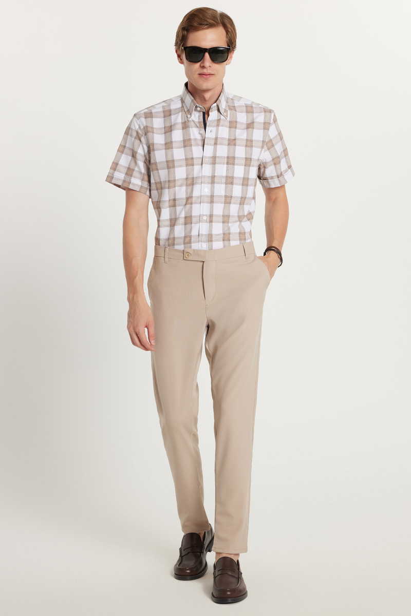 Slim Fit-Strukirana Slim Fit-Strukirana