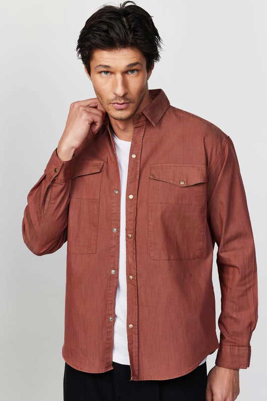 Plain Brown Shirt