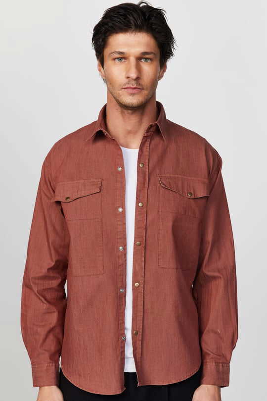 Plain Brown Shirt