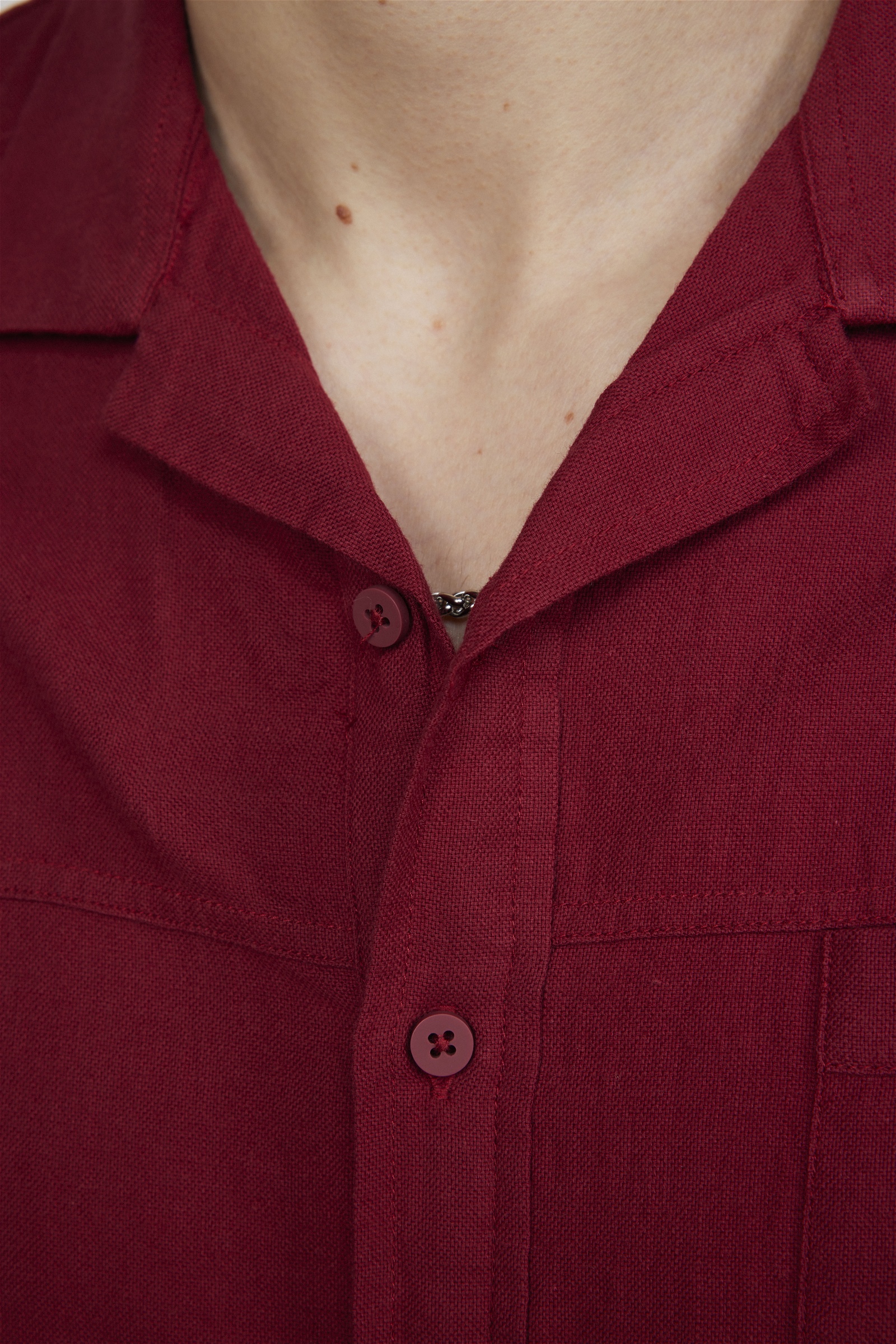 Plain Claret Red Shirt