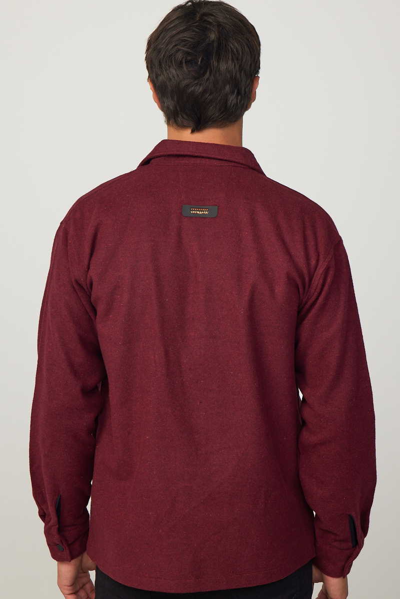 Plain Claret Red Shirt