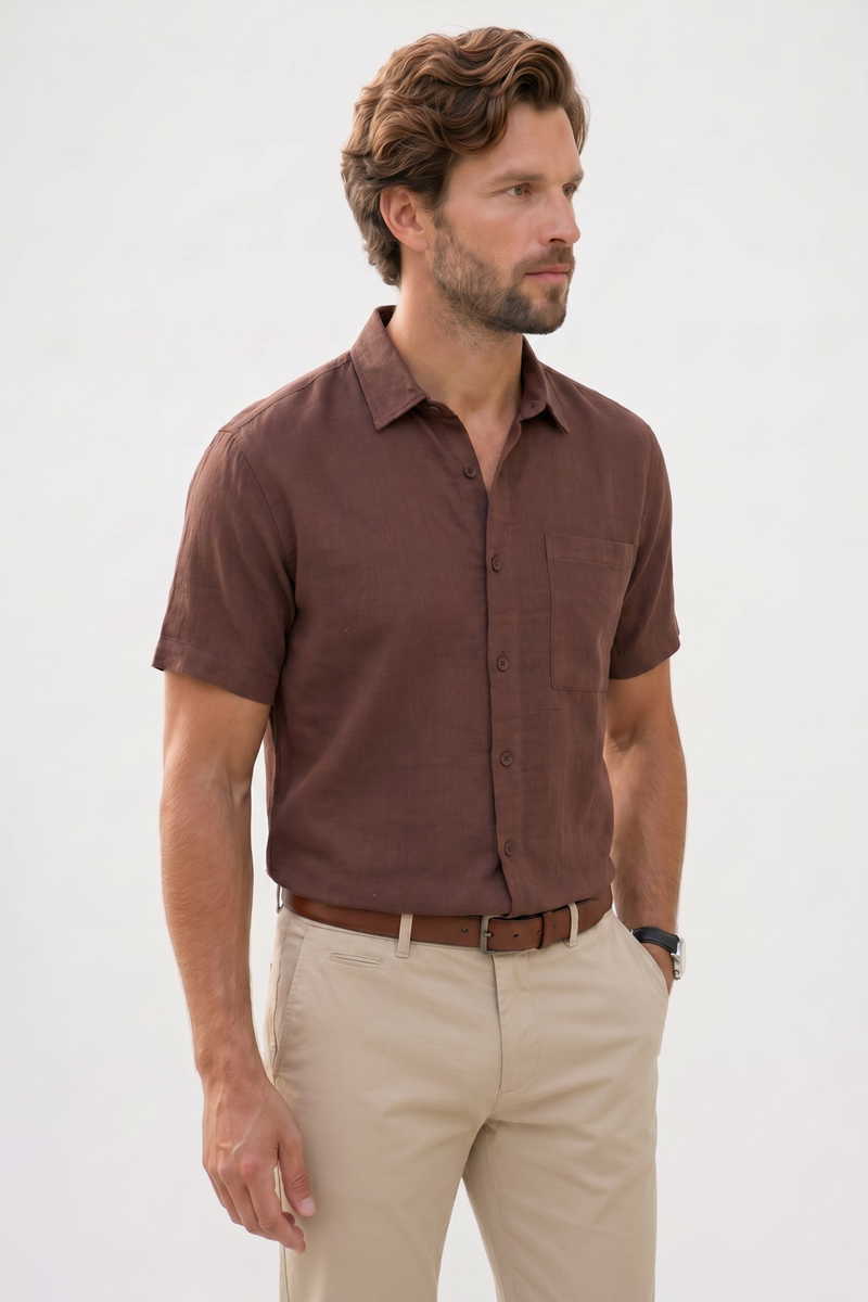 Plain Brown Shirt