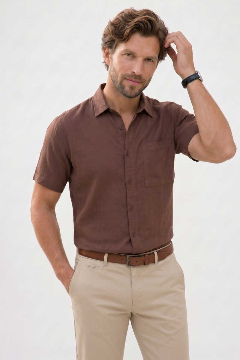 Plain Brown Shirt