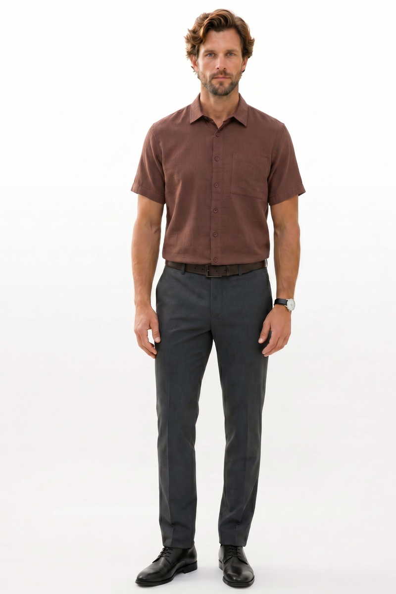 Plain Brown Shirt Plain Brown Shirt