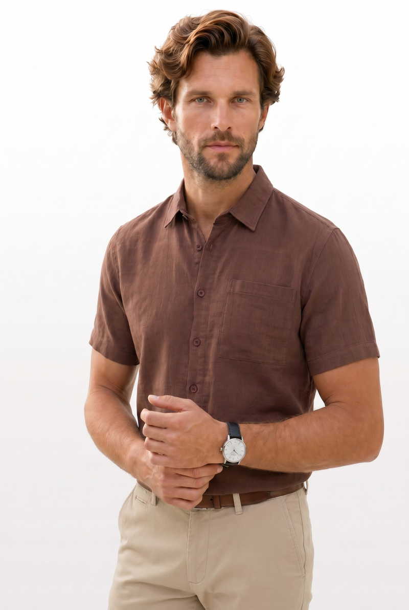 Plain Brown Shirt Plain Brown Shirt