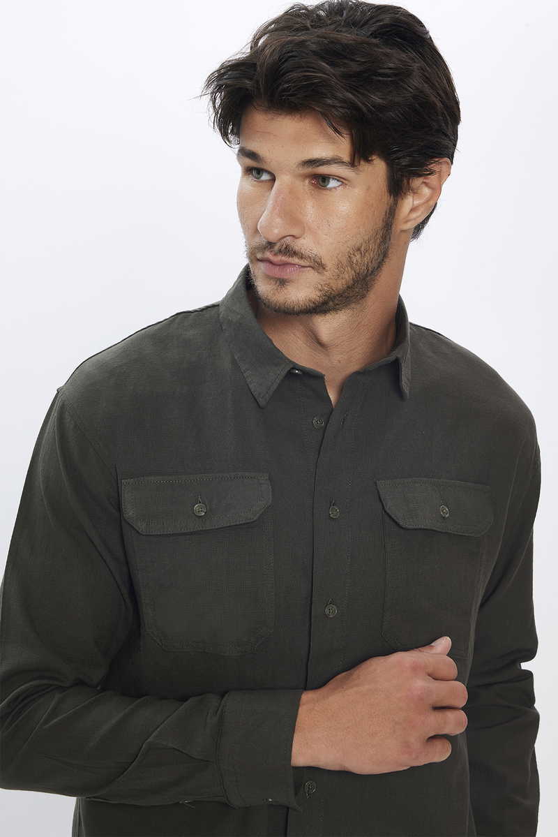 Plain Khaki Shirt