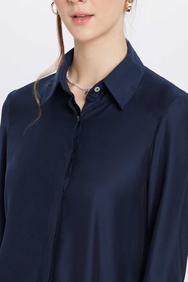 Plain Navy Blue Shirt Plain Navy Blue Shirt