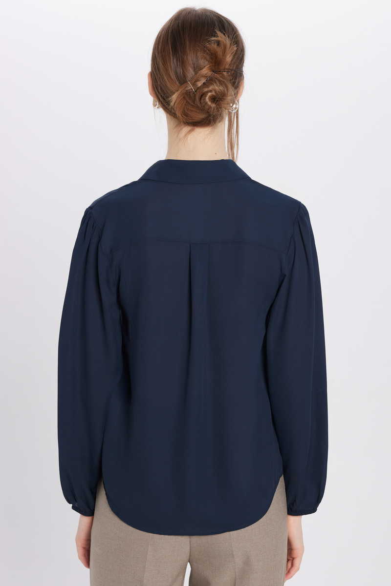 Plain Navy Blue Shirt